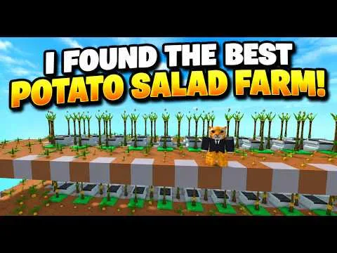 I Found The BEST Potato Salad Farm On Roblox Islands Reborn!!